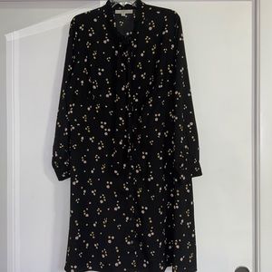 Loft button up dress